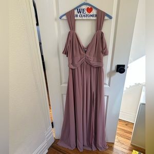 Mauve/Blush Bridesmaid Dress
